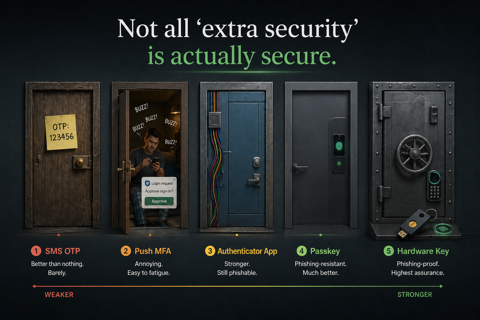 Not all 'extra security' is actually secure.