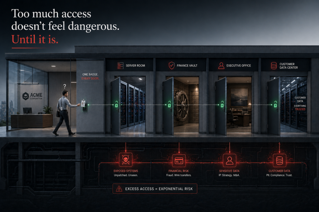 Too much access doesn't feel dangerous. Until it is.