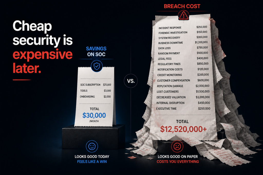 Cheap security is expensive later.